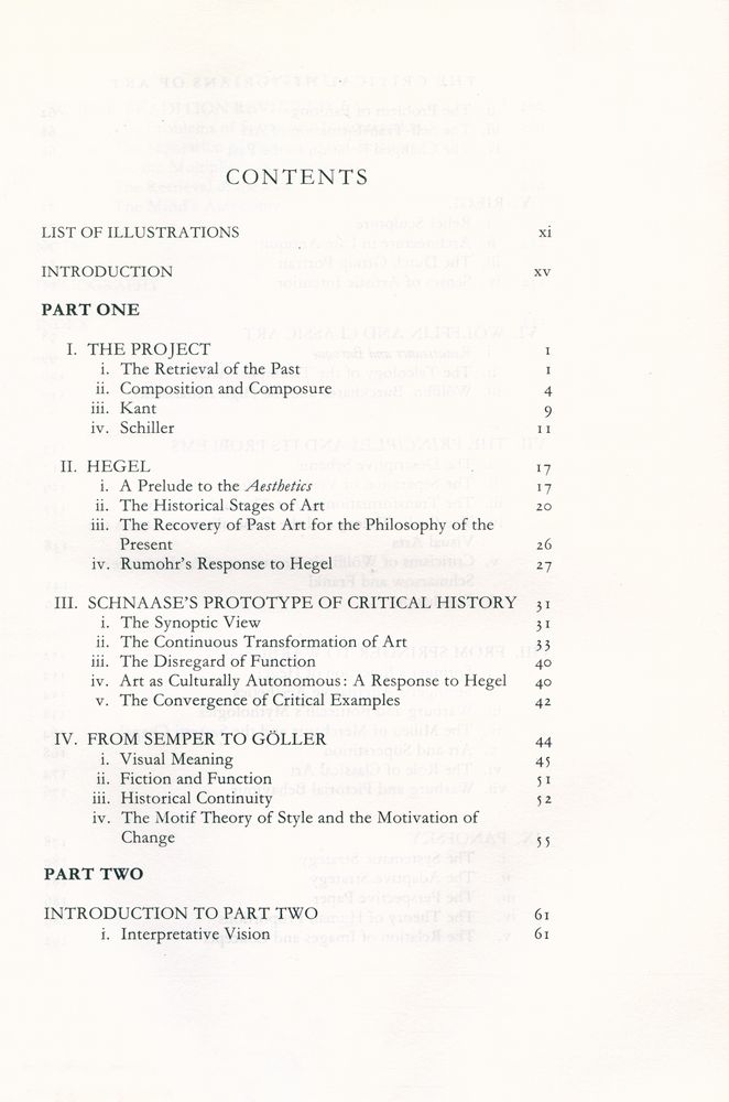 『The critical historians of art』 2