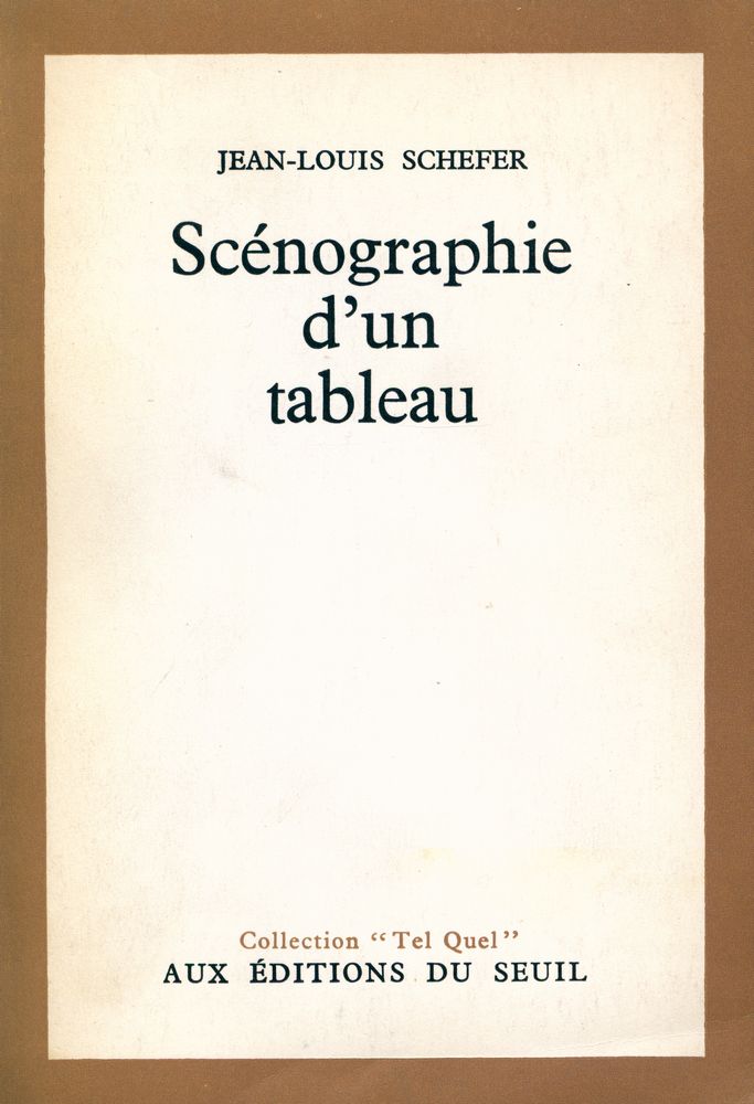 『Scénographie d'un tableau』 1