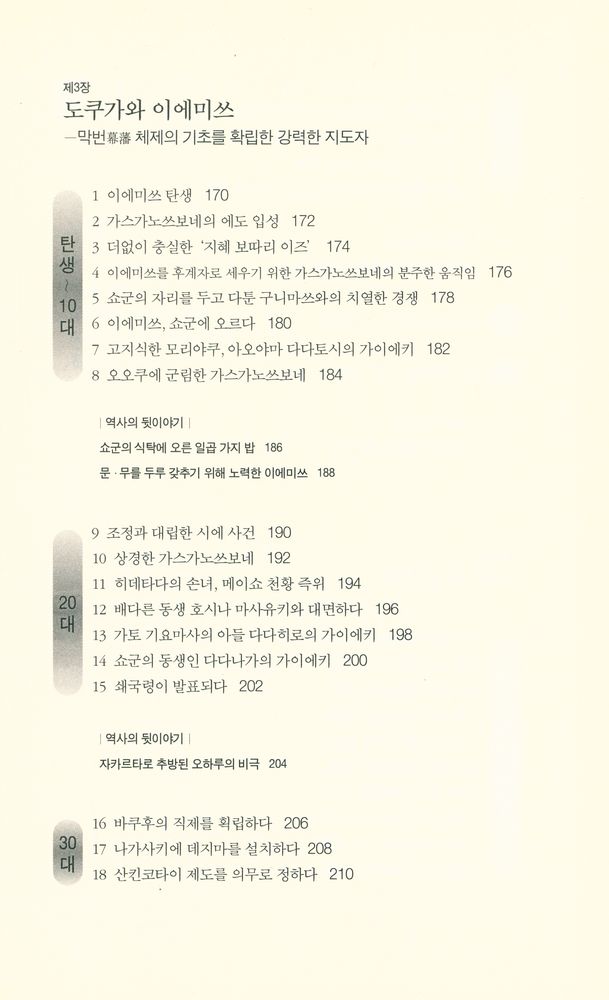 『사건과 에피소드로 보는 도쿠가와 3대』 6