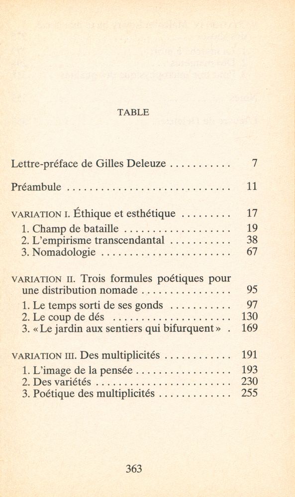 『La philosophie de Gilles Deleuze』 2