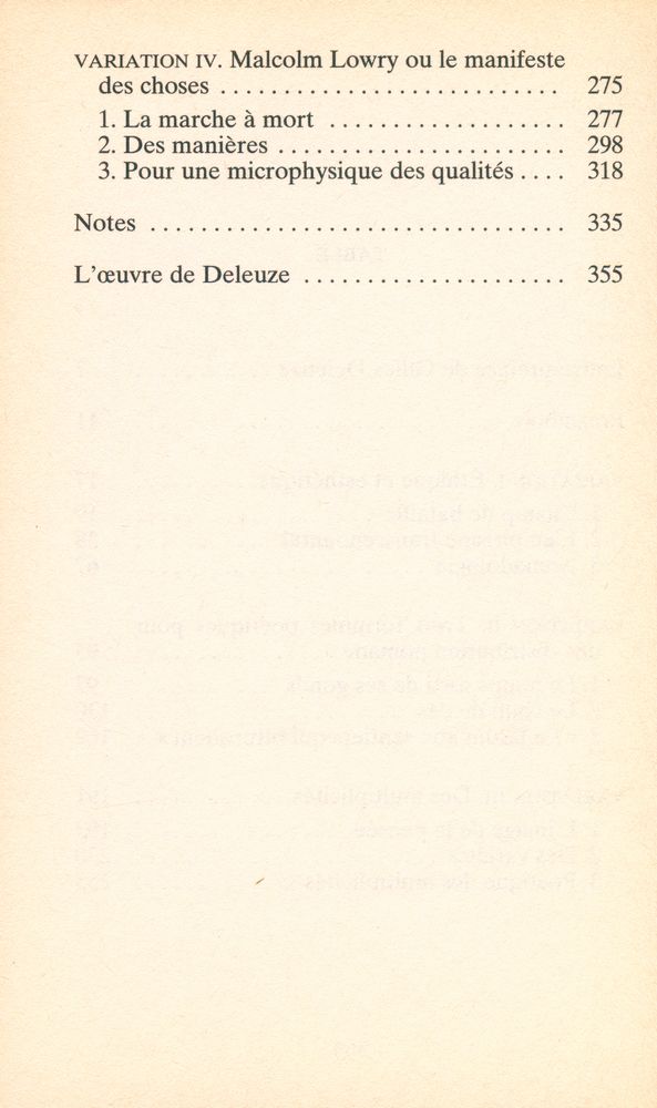 『La philosophie de Gilles Deleuze』 3