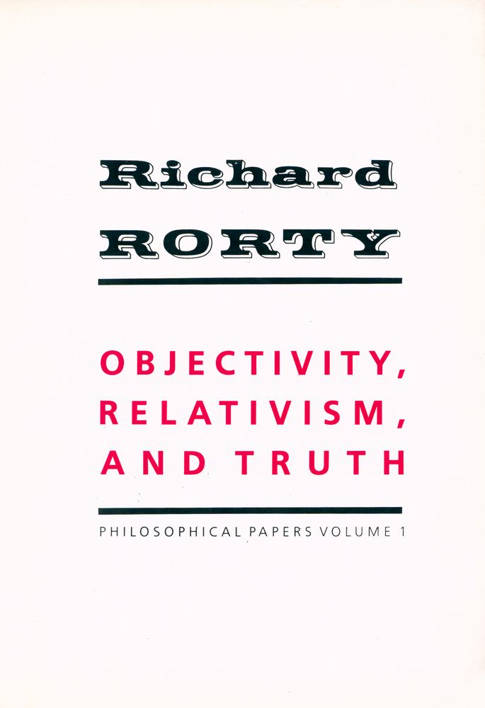『Objectivity, relativism, and truth』 1