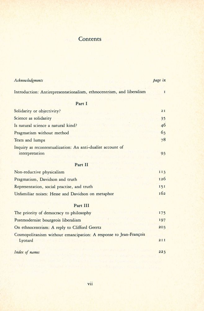 『Objectivity, relativism, and truth』 2