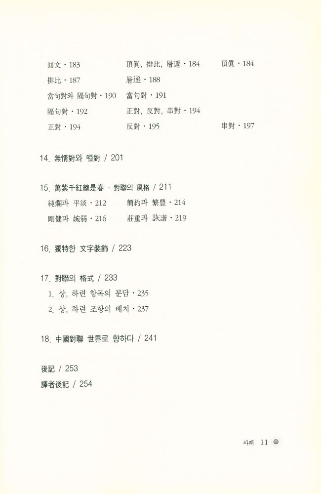 『中國 對聯藝術(중국 대련예술)』 4