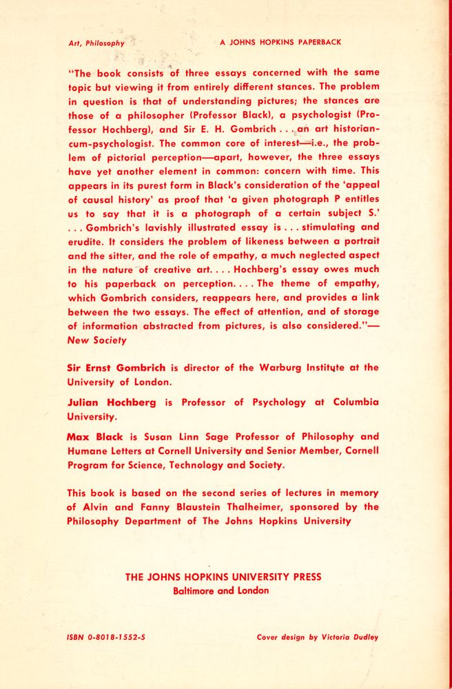 『Art, perception, and reality』 3