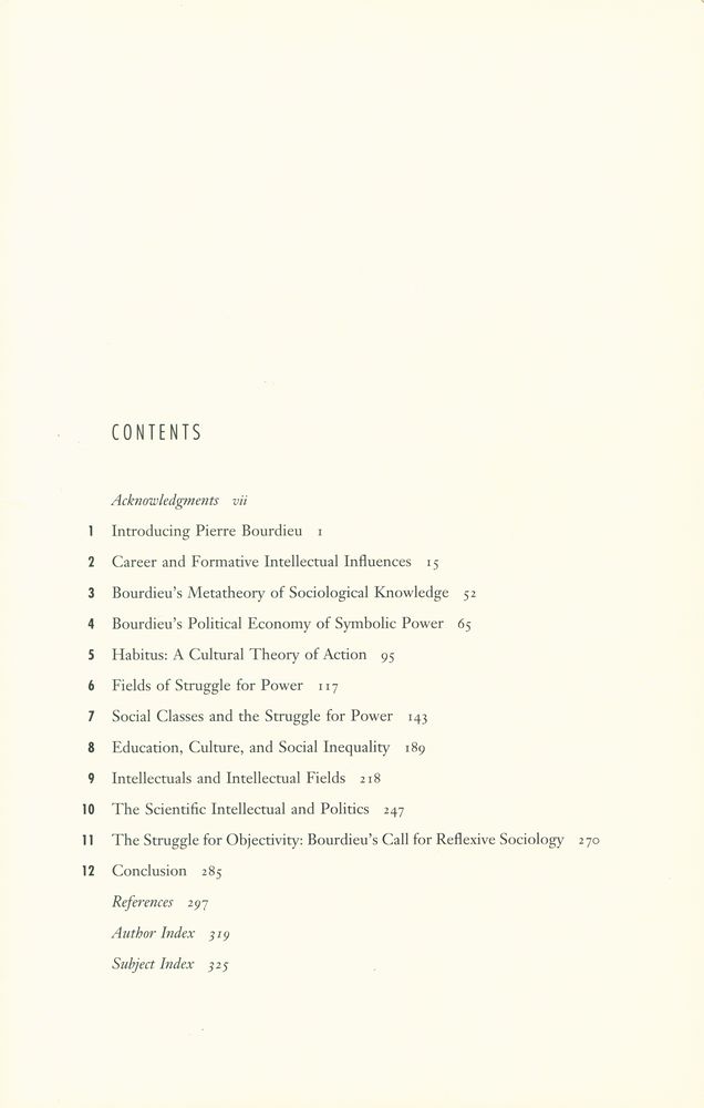 『Culture & power : the sociology of Pierre Bourdieu』 2