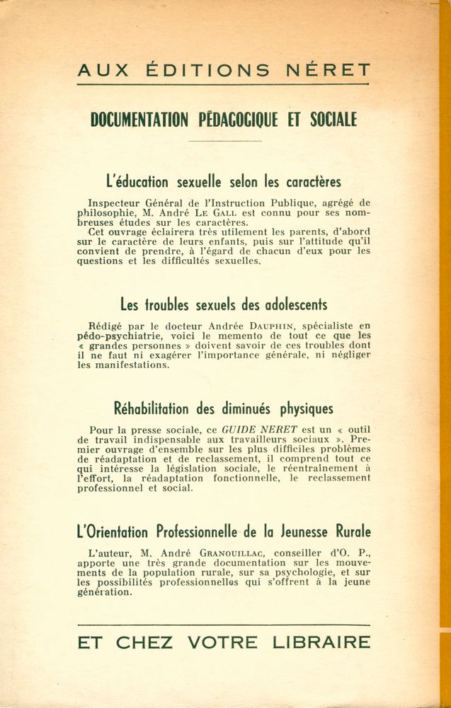 『DOCUMENTS POUR UNE HISTOIRE DE L'ÉDUCATION SEXUELLE』 3