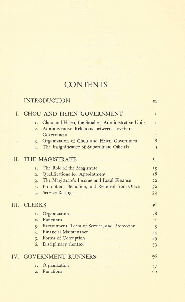 『Local Government in China Under the Ch'ing』 2