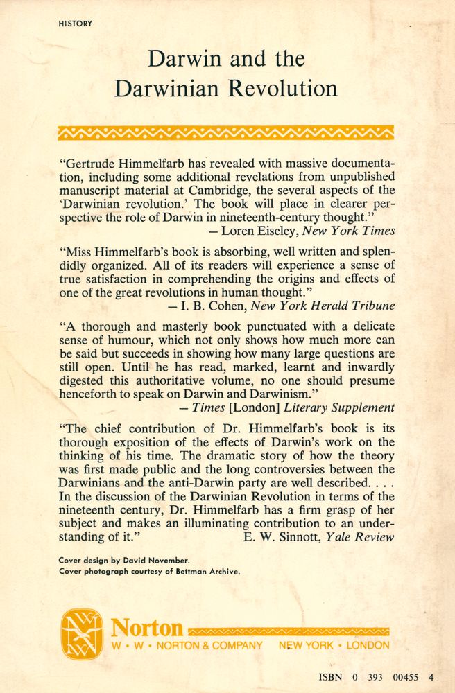 『Darwin and the Darwinian Revolution』 4