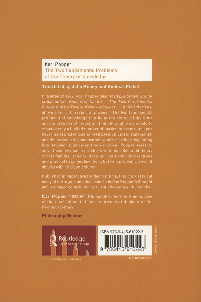 『The Two Fundamental Problems of the Theory of Knowledge』 4