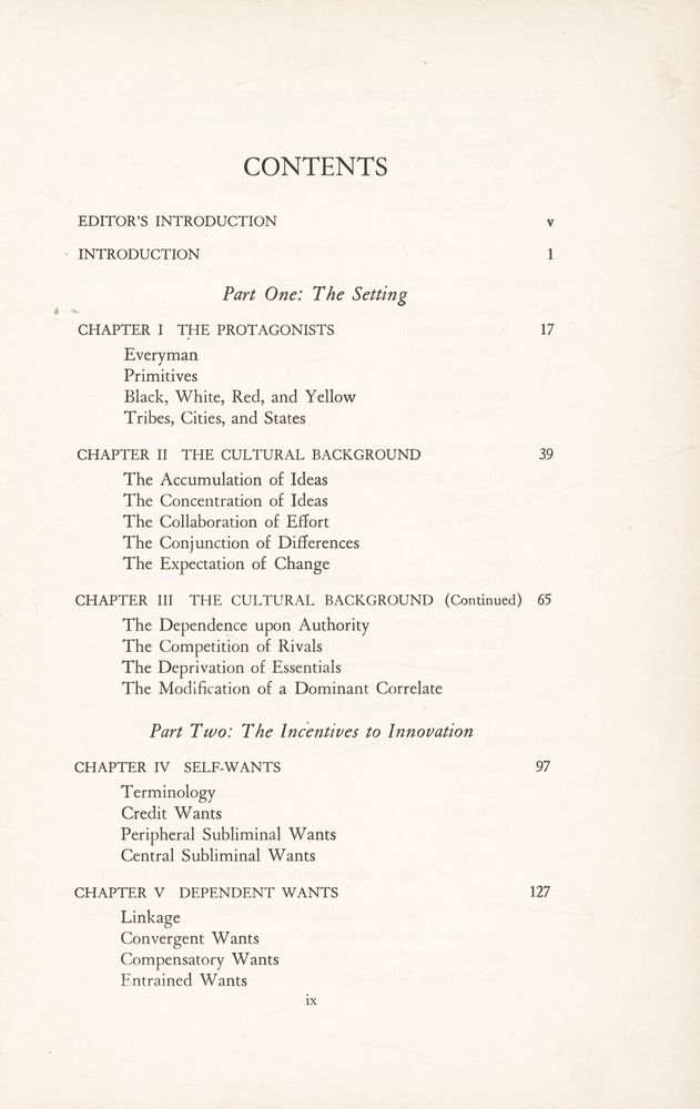 『INNOVATION : THE BASIS OF CULTURAL CHANGE』 2