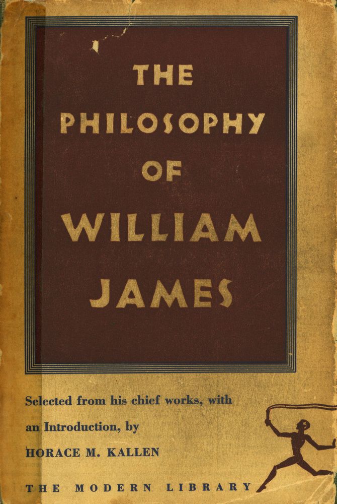『THE PHILOSOPHY OF WILLIAM JAMES』 1