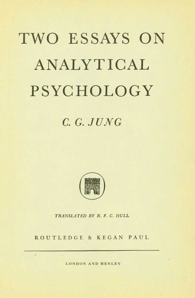 『TWO ESSAYS ON ANALYTICAL PSYCHOLOGY』 1