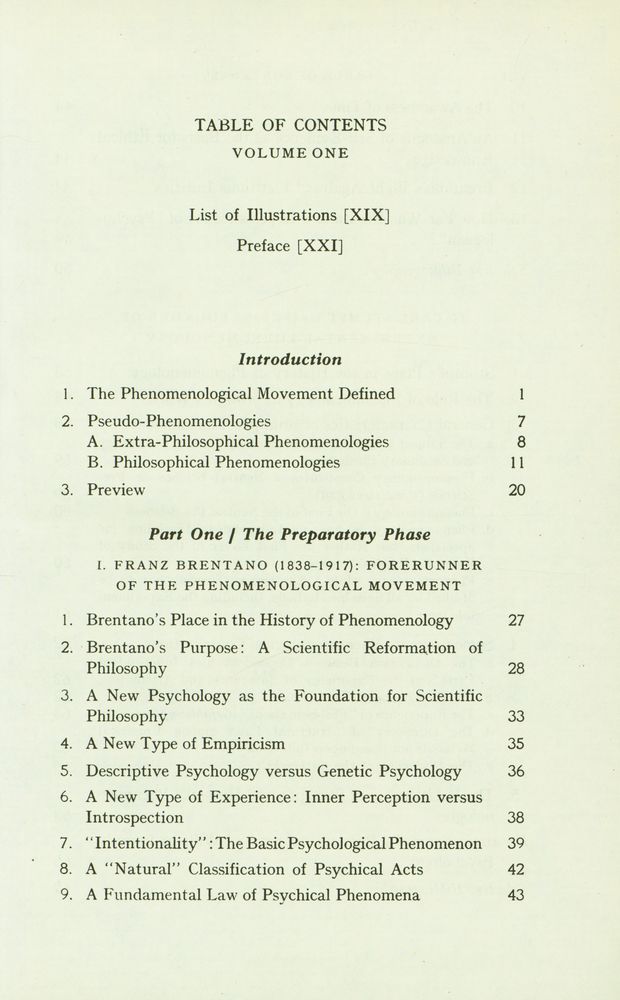 『The Phenomenological Movement : A HISTORICAL INTRODUCTION』 2