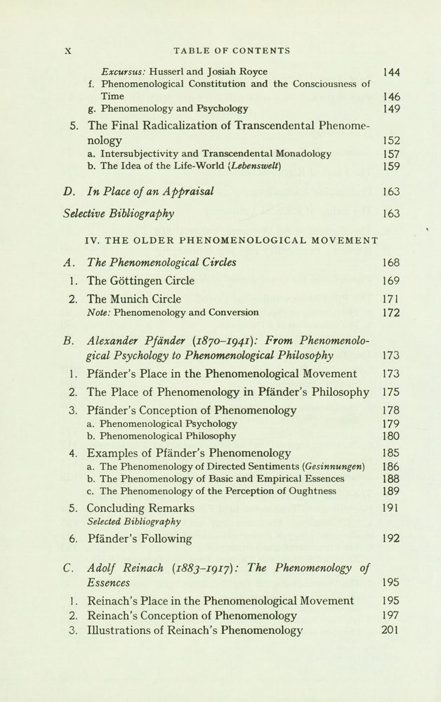 『The Phenomenological Movement : A HISTORICAL INTRODUCTION』 5