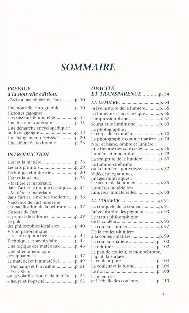 『histoire MATÉRIELLE et IMMATÉRIELLE de l'art moderne』 2