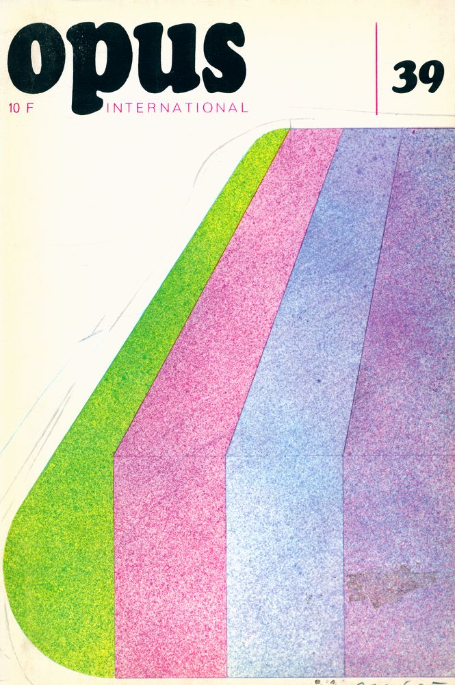 『opus INTERNATIONAL』 39 1972 1