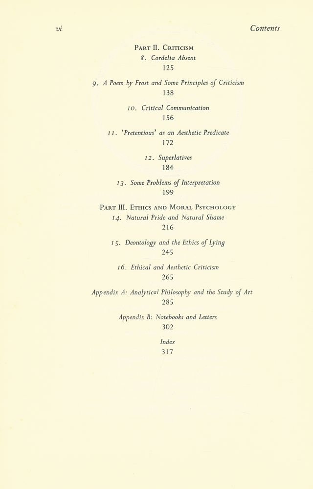 『AESTHETICS and the THEORY of CRITICISM』 3