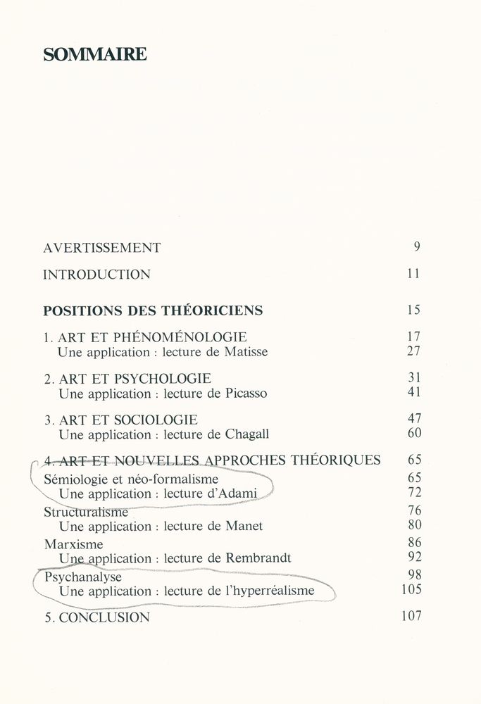 『lectures de l'art : Réflexion esthétique et création plastique en France aujourd'hui』 2