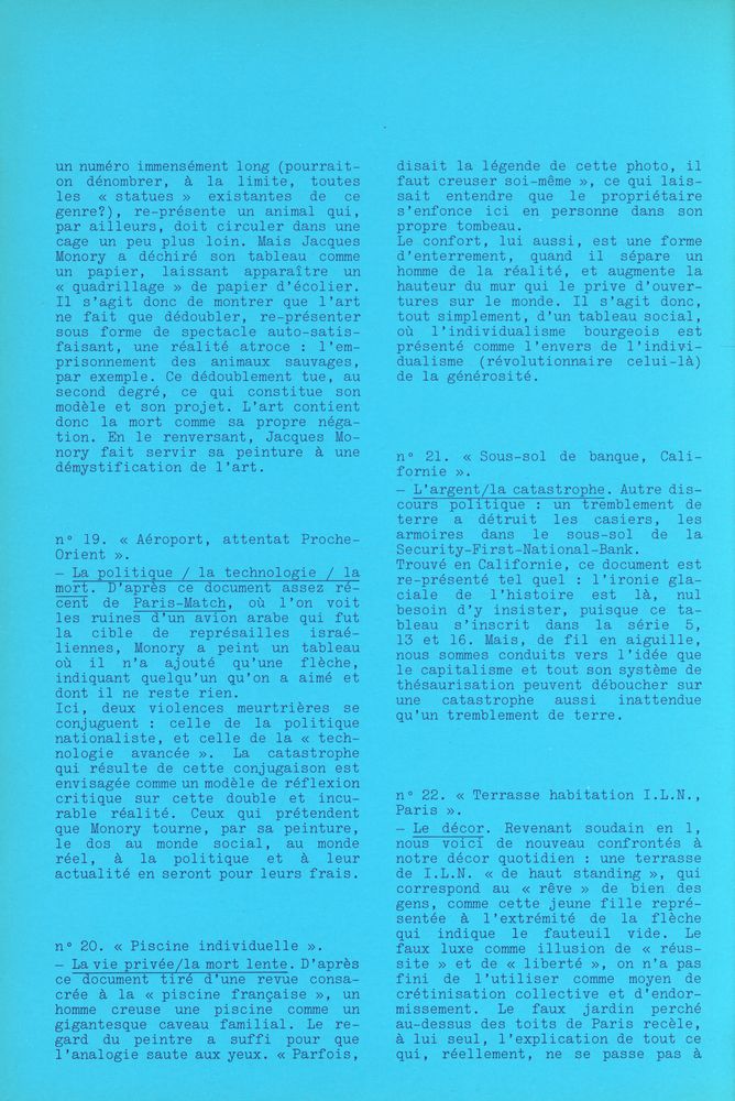 《MONORY : Les premiers numéros du catalogue mondial des images incurables》 6