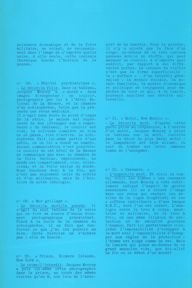 《MONORY : Les premiers numéros du catalogue mondial des images incurables》 8