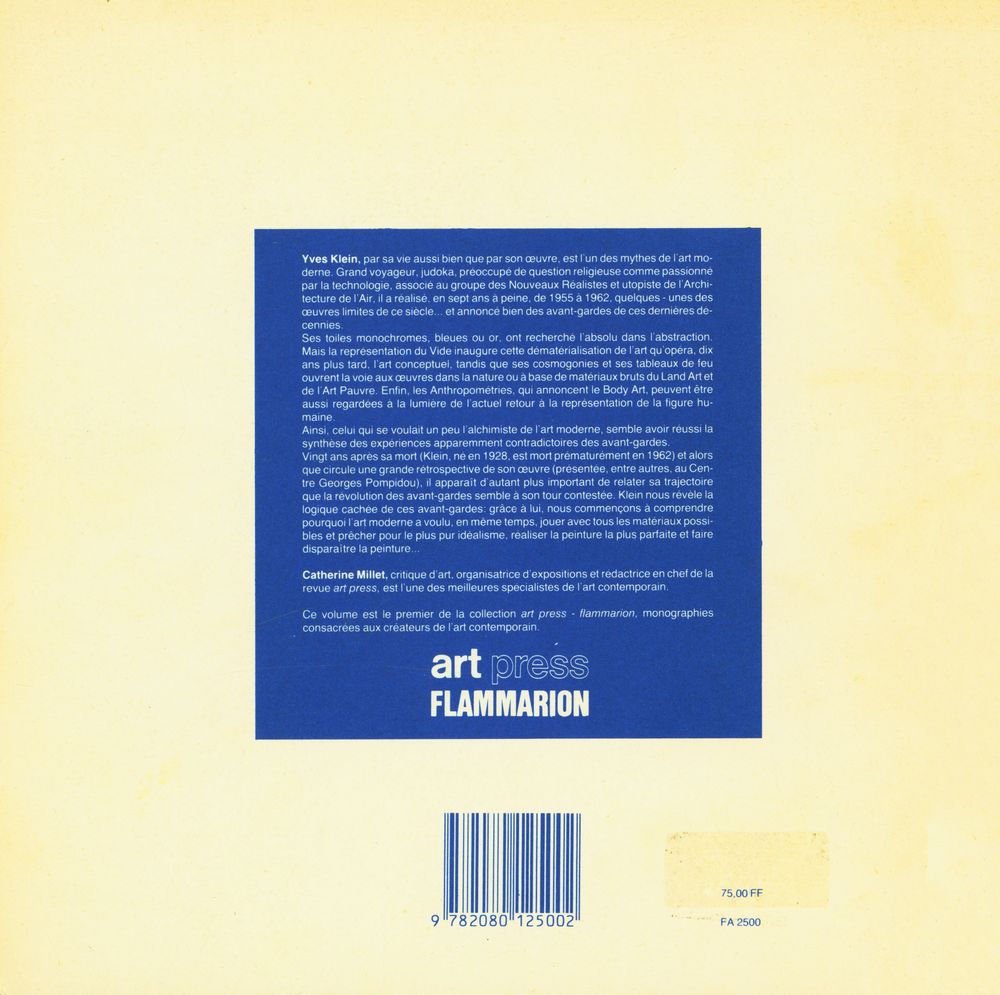 『Yves Klein』 3