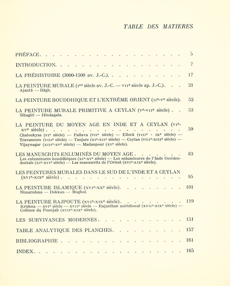 『LA PEINTURE INDIENNE: Traduit de l'anglais par Georges Lambin』 2