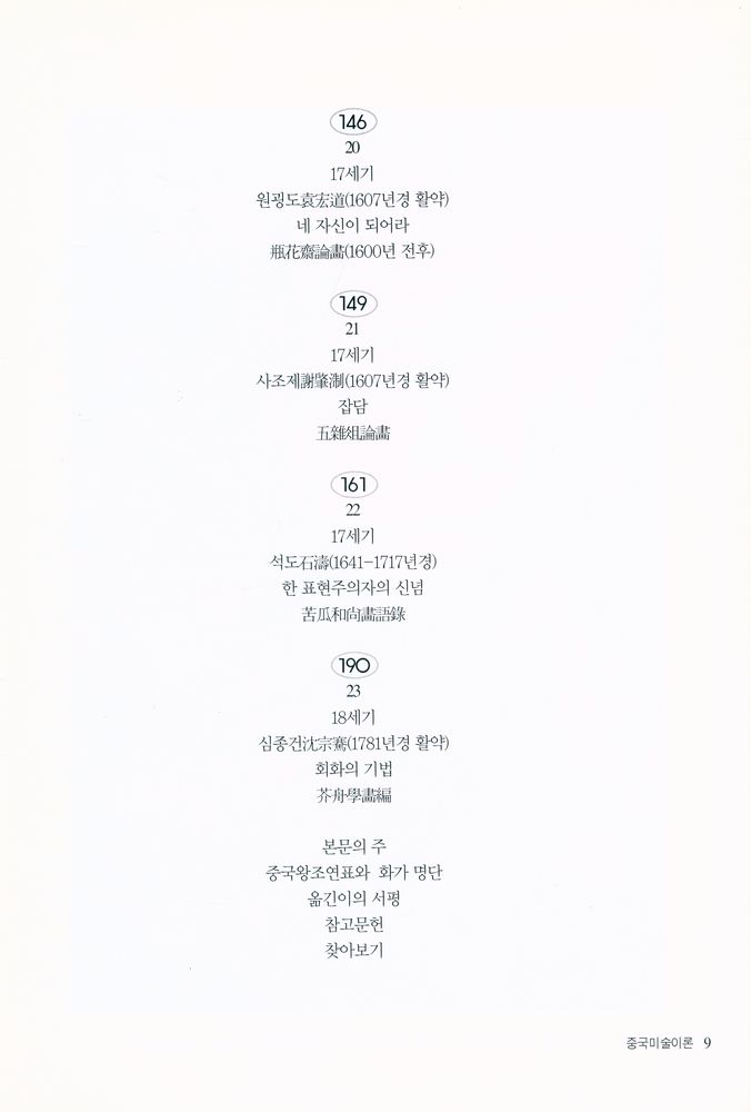 『중국 미술 이론』 6