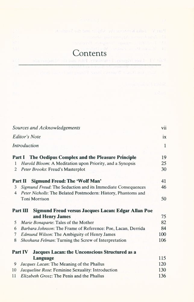 『Psychoanalytic Criticism : A Reader』 2