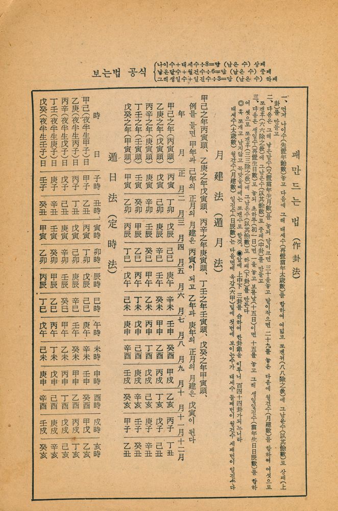『原本土亭秘訣(원본토정비결)』 2