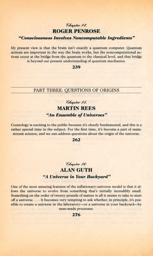 『Third Culture : Beyond the Scientific Revolution』 7