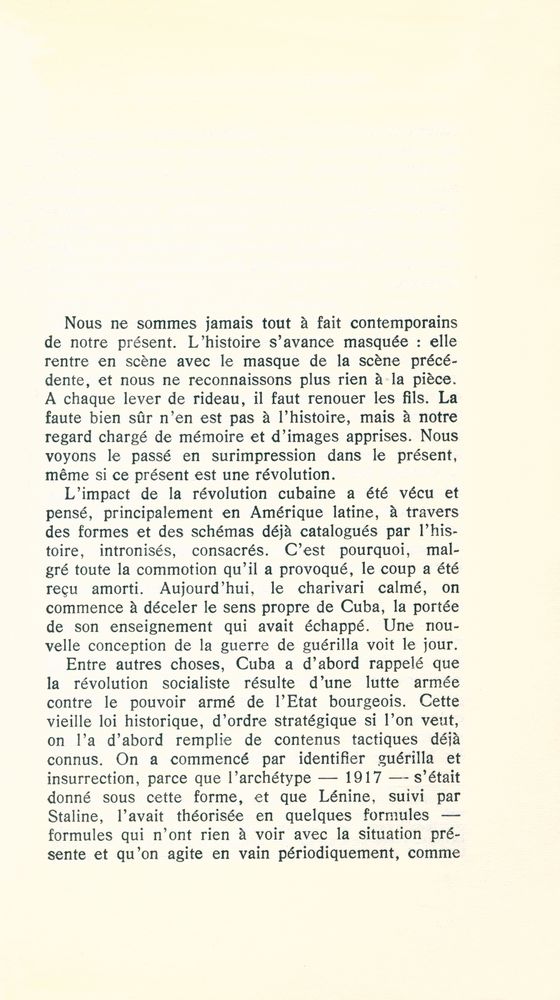 『révolution dans la révolution? : lutte armée et lutte politique en amérique latine』 2