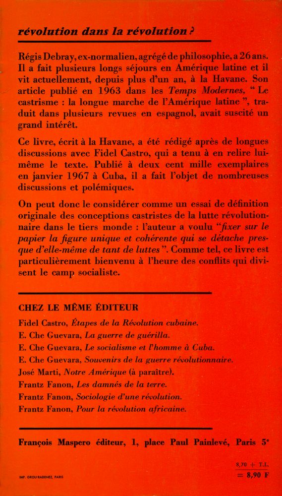 『révolution dans la révolution? : lutte armée et lutte politique en amérique latine』 3