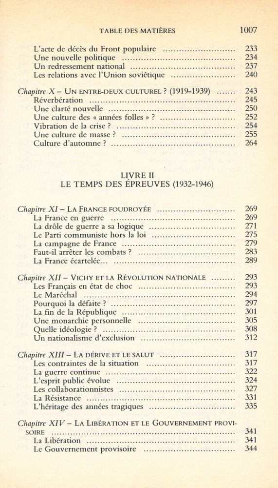 『HISTOIRE DE FRANCE tome 6 : Notre siècle : 1918 - 1988』 4