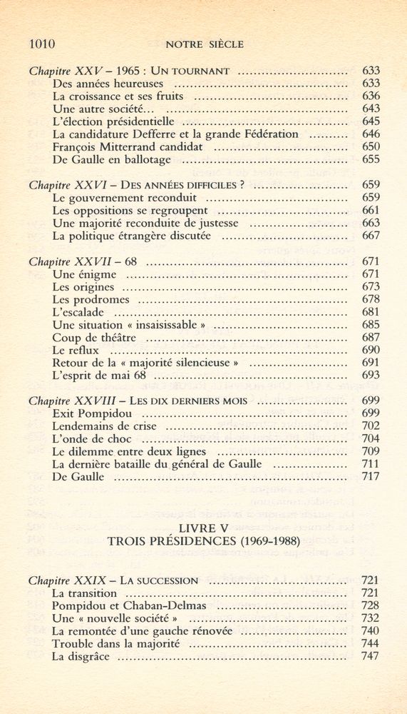 『HISTOIRE DE FRANCE tome 6 : Notre siècle : 1918 - 1988』 7