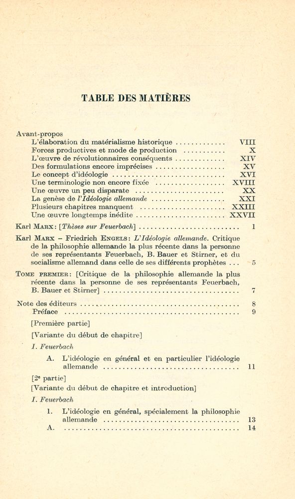 『L'IDÉOLOGIE ALLEMANDE』 2