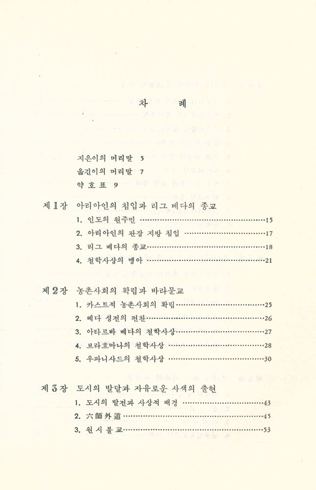 『印度思想史(인도사상사)』 2