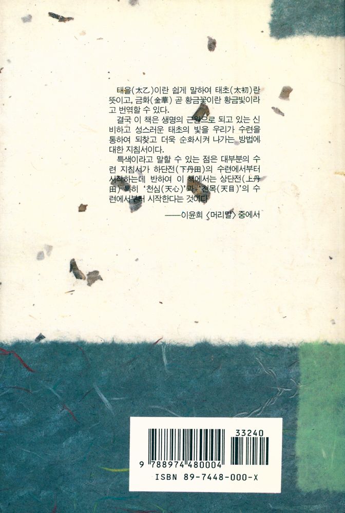 『氣의 世界 3 - 太乙金華宗旨(기의 세계 3 - 태을금화종지)』 4
