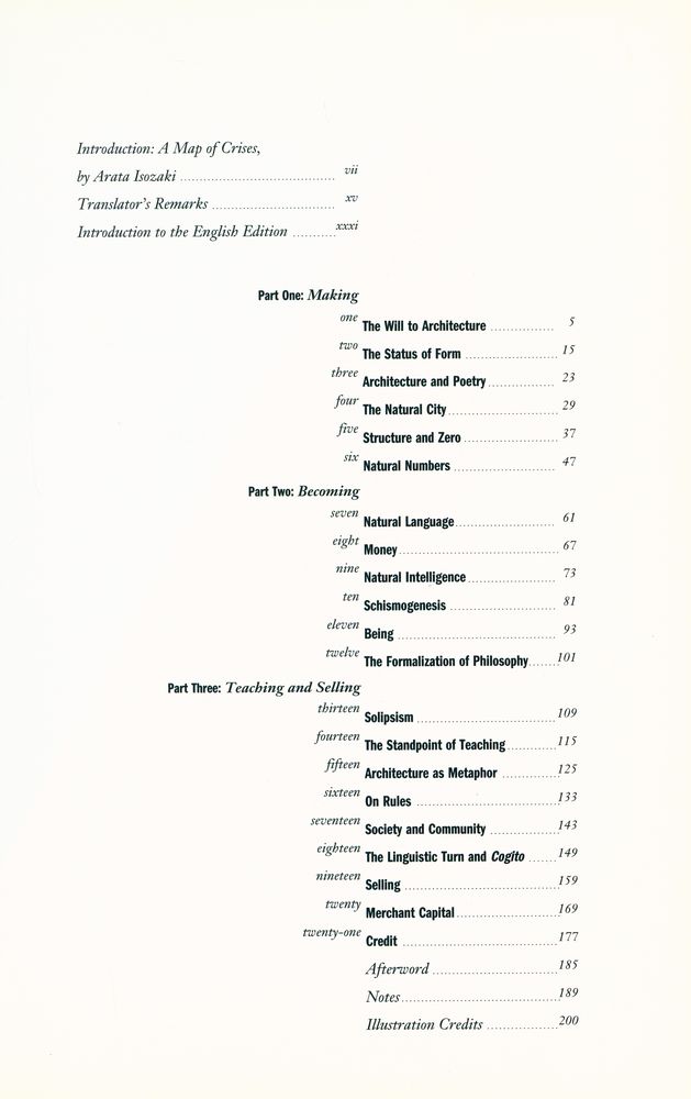 『Architecture as metaphor: language, number, money』 2