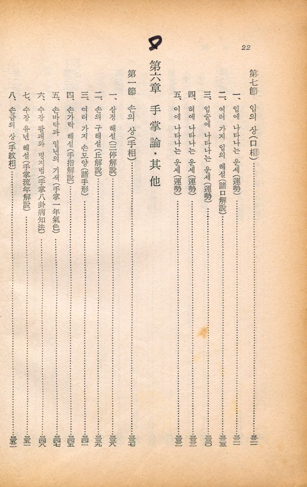 『秘傳詳解: 相法全書 (비전상해: 상법전서)』