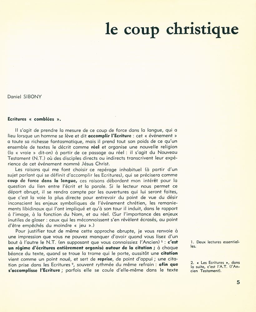 『analytiques』 N°2 OCTOBRE 1978 2