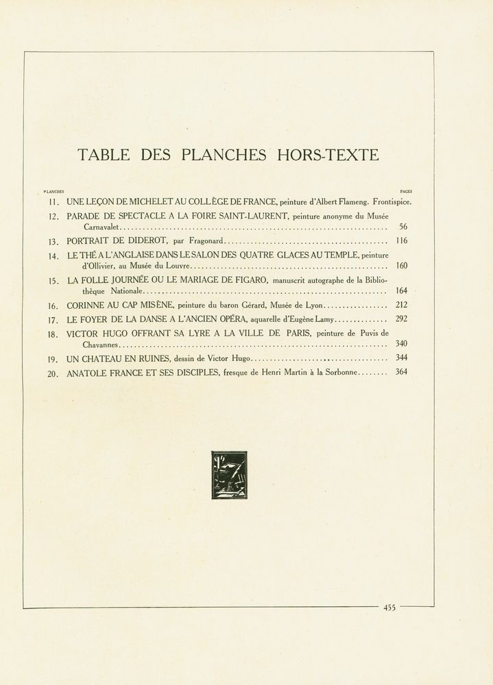 『HISTOIRE ILLUSTRÉE DEN LA LITTÉRATURE FRANÇAISE TOMEⅡ』 2