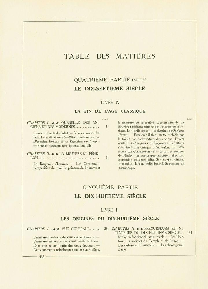 『HISTOIRE ILLUSTRÉE DEN LA LITTÉRATURE FRANÇAISE TOMEⅡ』 3