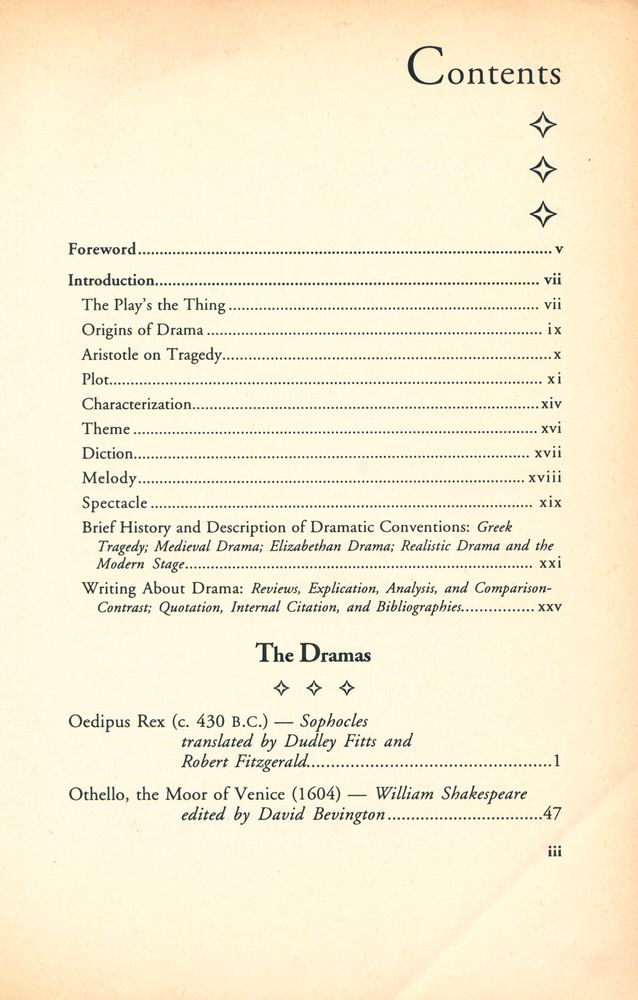 『Drama : A Harper Collins College Pocket Anthology』 2