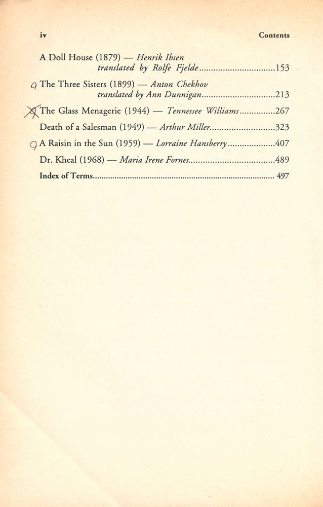 『Drama : A Harper Collins College Pocket Anthology』 3
