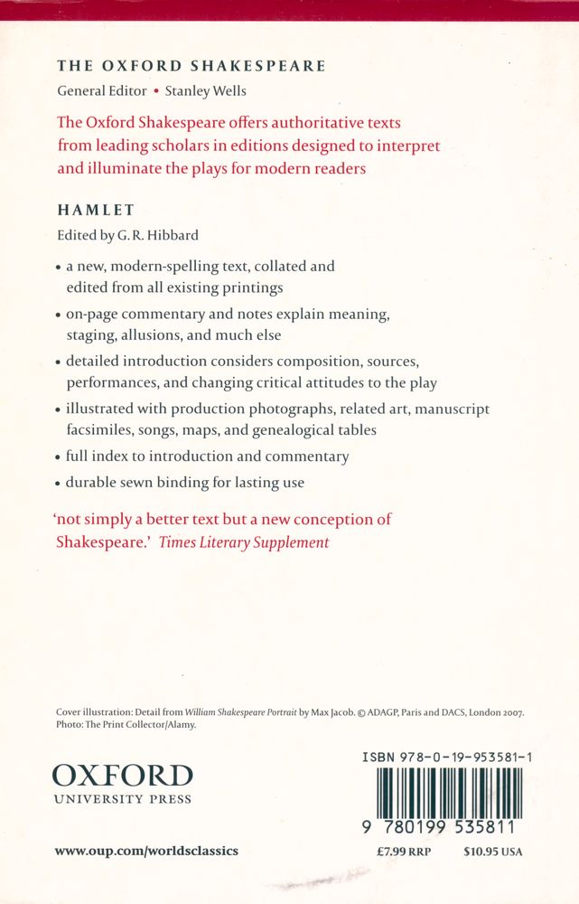 『OXFORD WORLD'S CLASSICS - Hamlet』 3