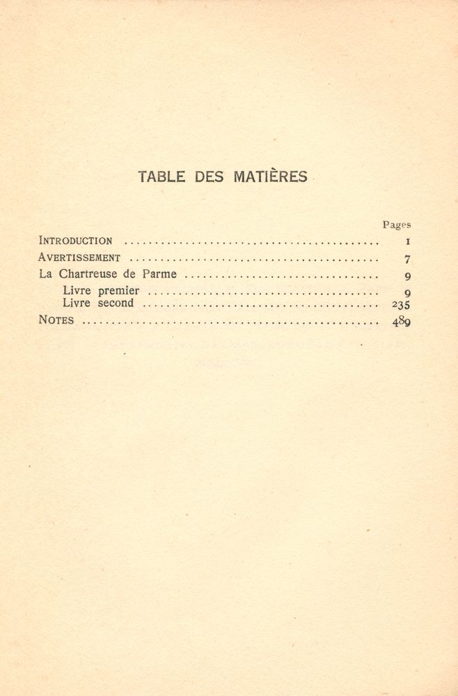 『LA CHARTREUSE DE PARME』 2