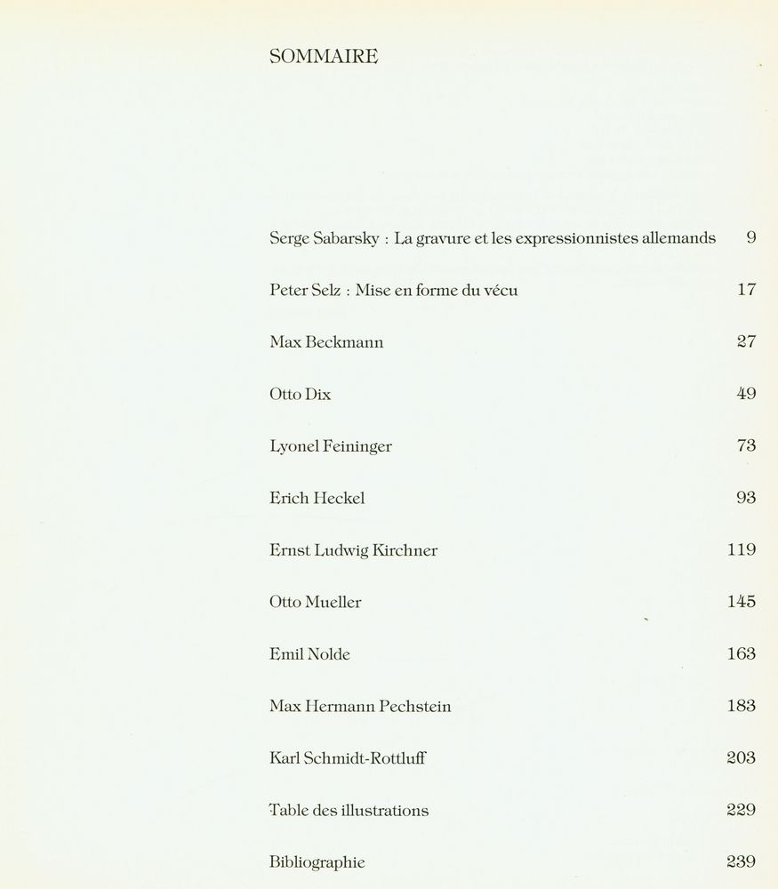 《EXPRESSIONNISTES ALLEMANDS : OEUVRES GRAPHIQUES》 2