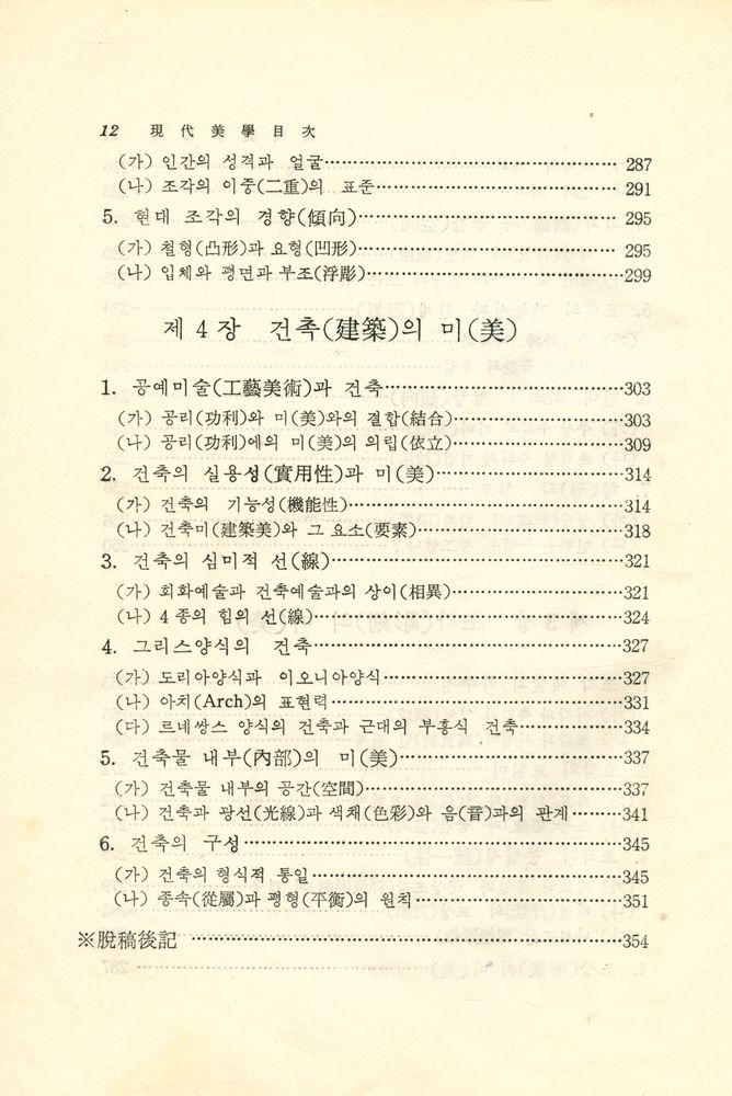 『現代美學(현대미학)』 5