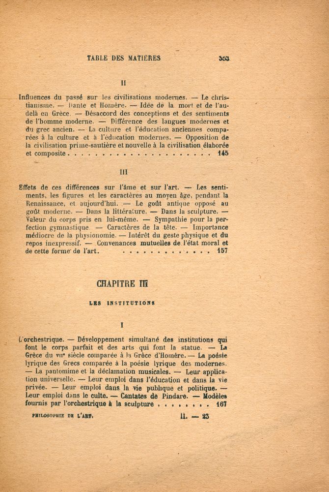 『PHILOSOPHIE : DE L'ART』 3